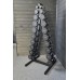 Гантельний ряд RN-Sport Black 1-10 кг зі стійкою, код: RNmar-110