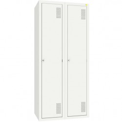 Шафа одежна металевий Emby, 2 секції, код: ШОМ-400/2