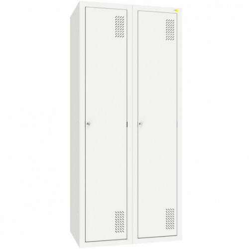 Шафа одежна металевий Emby, 2 секції, код: ШОМ-400/2