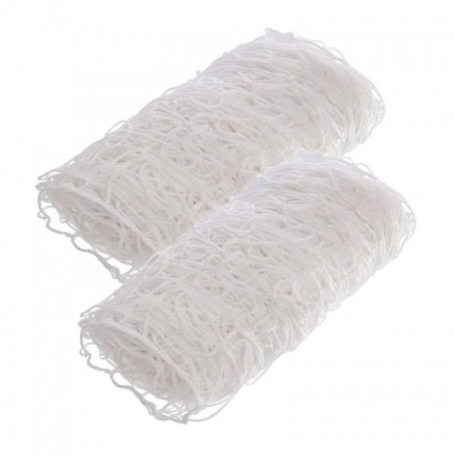 Сітка на ворота футбольні тренувальна PlayGame ЄВРО безузловая 7500х2600х1500 мм 2шт, код: SO-2321-S52 Сітка на ворота футбольні тренувальна PlayGame ЄВРО безузловая 7500х2600х1500 мм 2шт, код: SO-2321-S52