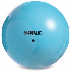 М"яч для художньої гімнастики Zelart 15 см, блакитний, код: RG150_N