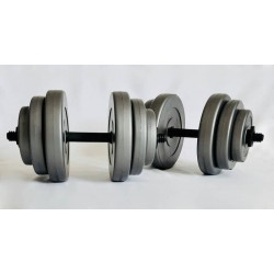 Гантелі WCG Grey 2х18кг, код: 02018G-IF Гантелі WCG Grey 2х18кг, код: 02018G-IF