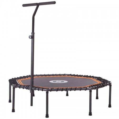 Фітнес батут восьмикутний FitGo 122см чорний-оранжевий, код: FI-2904-122-S52 Фітнес батут восьмикутний FitGo 122см чорний-оранжевий, код: FI-2904-122-S52