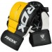 Рукавиці для ММА (Греплінгові рукавички) RDX T6 Plus Rex Yellow S , код: GGR-T6Y-S+