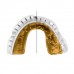Капа Opro Gold Braces під брекети доросла (вік 11+) White/Gold, код: Gold_Braces_Wh/Gold