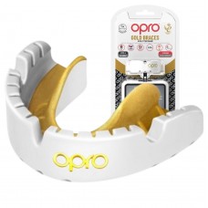 Капа Opro Gold Braces під брекети доросла (вік 11+) White/Gold, код: Gold_Braces_Wh/Gold