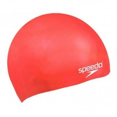 Шапка для плавання Speedo Moulded Silc Cap Ju червоний дит OSFM, код: 5051746363923