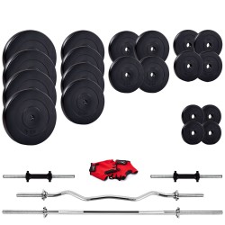 Набірна штанга і гантелі Fit-On 151кг, код: 2222-0151