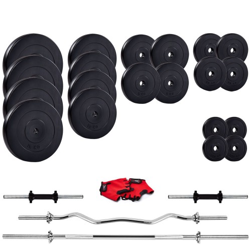 Набірна штанга і гантелі Fit-On 151кг, код: 2222-0151