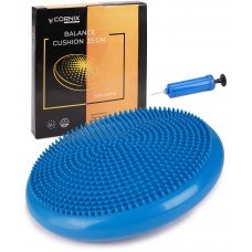 Балансувальна подушка-диск Cornix 33 см (сенсомоторна) масажна Blue, код: XR-0054