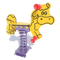 Качалка на пружині Miros "Корова" жовтий, код: DIOS1114 Качалка на пружині Miros "Корова" жовтий, код: DIOS1114