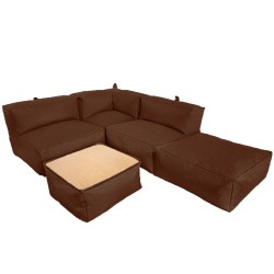 Безкаркасний модульний диван Tia-Sport Блек, оксфорд, коричневий, код: sm-0692-4