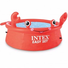 Круглий надувний басейн Intex Щасливий краб Easy Set, 1830x510 мм, код: 26100-IB