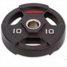 Диски поліуретанові Life Fitness з хватом і металевою втулкою 10кг (d-51мм), код: SC-80154-10-S52