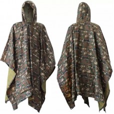 Тактичний дощовик-пончо EasyFit RainC (військовий плащ ЗСУ) камуфляж marpat, код: EF-2811-EF