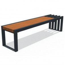 Лавка InterAtletika Саламанка, 1800х440х450 мм, код: LP728.1-B-SM
