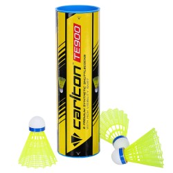 Волани для бадмінтону нейлонові Carlton TE900 6шт, жовтий, код: DLC1BSAP0140-S52 Волани для бадмінтону нейлонові Carlton TE900 6шт, жовтий, код: DLC1BSAP0140-S52