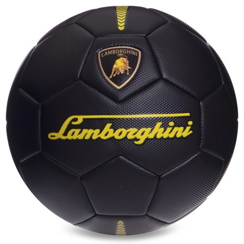 М"яч футбольний PlayGame Lamborghini №5 PU, чорний, код: FB-0415-S52