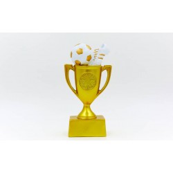 Статуетка нагородна спортивна PlayGame Футбол Кубок і Бутса з м"ячем, код: C-4664-B16-S52