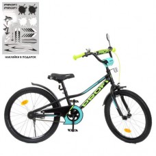 Велосипед дитячий Profi Kids Prime d=20, чорний, код: Y20224-1-MP