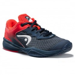 Кросівки для тенісу дитячі Head Sprint 3.0 Junior MNNR, розмір 34,5 (2,5), чорний-червоний, код: 726424981762