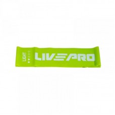 Еспандер стрічка LivePro Fitness Band Light 2000х150х0,4 мм (4,5кг), зелений, код: 6951376153668