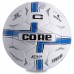 М"яч для футзалу Core Attack Grain №4, білий-синій, код: CRF-042-S52