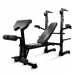 Лава тренувальна для жиму 4Fizjo Ultra з партою Скотта, чорний, код: P-5905973404228 Лава тренувальна для жиму 4Fizjo Ultra з партою Скотта, чорний, код: P-5905973404228