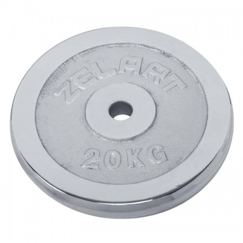 Диски хромовані Zelart d-30мм, 20кг, код: TA-7786-20-S52