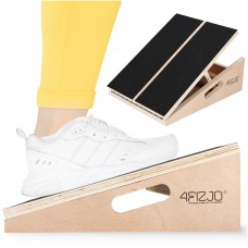 Клин-платформа 4Fizjo Slant Board 5 рівнів для присідань та розтяжки, дерев"яна, код: P-5905973402019