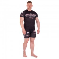 Комплект компресійний чоловічий  (футболка і шорти) Venum Undrgbnd, L (46-48), чорний, код: 9801-9901_LBK