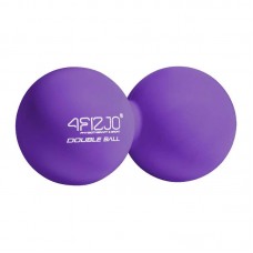 МасМасажний м'яч подвійний 4FIZJO Lacrosse Double Ball 6.5 x 13.5 см Purple, код: P-5907739314338