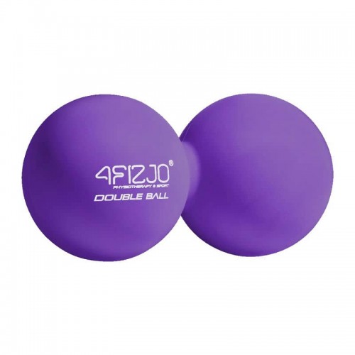 МасМасажний м'яч подвійний 4FIZJO Lacrosse Double Ball 6.5 x 13.5 см Purple, код: P-5907739314338