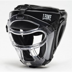 Боксерський шолом Leone Plastic Pad Black M/L, код: 500123_ML