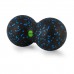 М"яч для масажу та фітнесу подвійний Neo-Sport NS-966 чорно-блакитна, код: 196600-IN