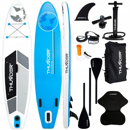 Надувна SUP дошка Thunder Planet 320 см з веслом Blue, код: SUP-PLANET-BLUE