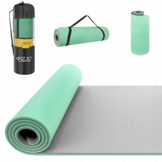 Коврик для йоги та фітнесу 4Fizjo Mint/Grey, код: 4FJ0202