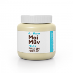 Протеїнова паста GymBeam MoiMüv 400г, білий молочний шоколад, код: 8586022210044