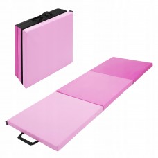 Мат гімнастичний складний 4Fizjo 1800x600x50 мм, рожевий, код: 4FJ0572