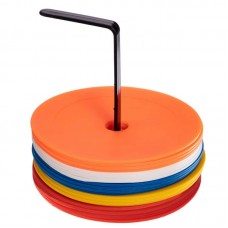 Набір плоских кіл-маркерів для розмітки PlayGame 20шт, код: FB-7098-20 Набір плоских кіл-маркерів для розмітки PlayGame 20шт, код: FB-7098-20