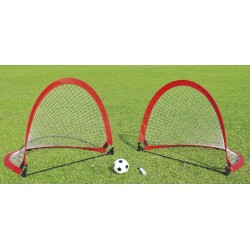 Розкладні футбольні ворота Outdoor-Play Foldable Soccer Goal 2 шт., код: JC-5219A Red