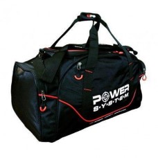 Спортивна сумка Power System Gym Bag Magna 65л, чорний-червоний, код: 7010BR-4