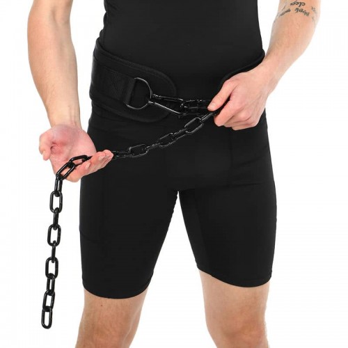 Пояс для обтяжень Ezous Dip Belt Armor 850х170 мм, чорний, код: N-01