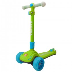 Самокат дитячий Toys 4-х колісний, зелений, код: 203760-T