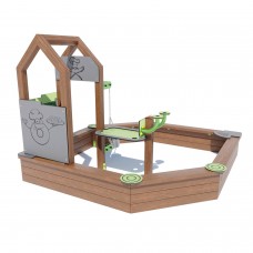 Пісочниця шестикутна Miros "Маленький кулінар" 1720х2260х2260 мм, код: DIO206.4