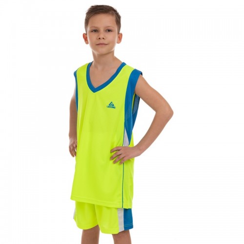Форма баскетбольна дитяча PlayGame Lingo L (ріст 140-145) салатовий, код: LD-8095T_LLG-S52