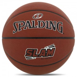 М"яч баскетбольний Spalding Composite Leather Slam №7, коричневий, код: 76899Z