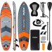 Надувна SUP дошка (Сапборд) Rebel Active RBA-4507 335 помаранчево-сіра, код: M-14043987-IN