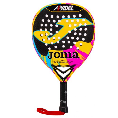 Ракетка для падел-тенісу Padel Joma Tournament Pro, малиновий-жовтий, код: 401644-901-S52 Ракетка для падел-тенісу Padel Joma Tournament Pro, малиновий-жовтий, код: 401644-901-S52