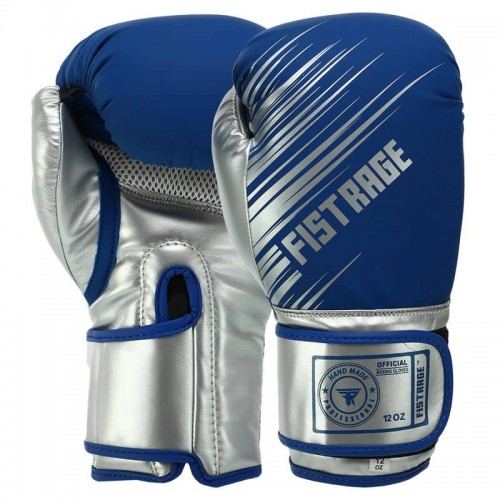 Боксерські рукавиці Fistrage 12 унцій, синій-сірий, код: VL-9734_12BLGR Боксерські рукавиці Fistrage 12 унцій, синій-сірий, код: VL-9734_12BLGR